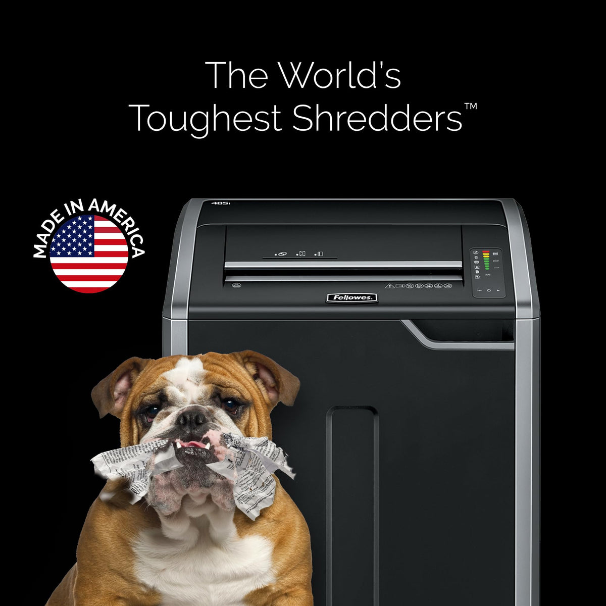 Fellowes Powershred 225i 100% Jam Proof 20-Sheet Strip-Cut Shredder (3322001)