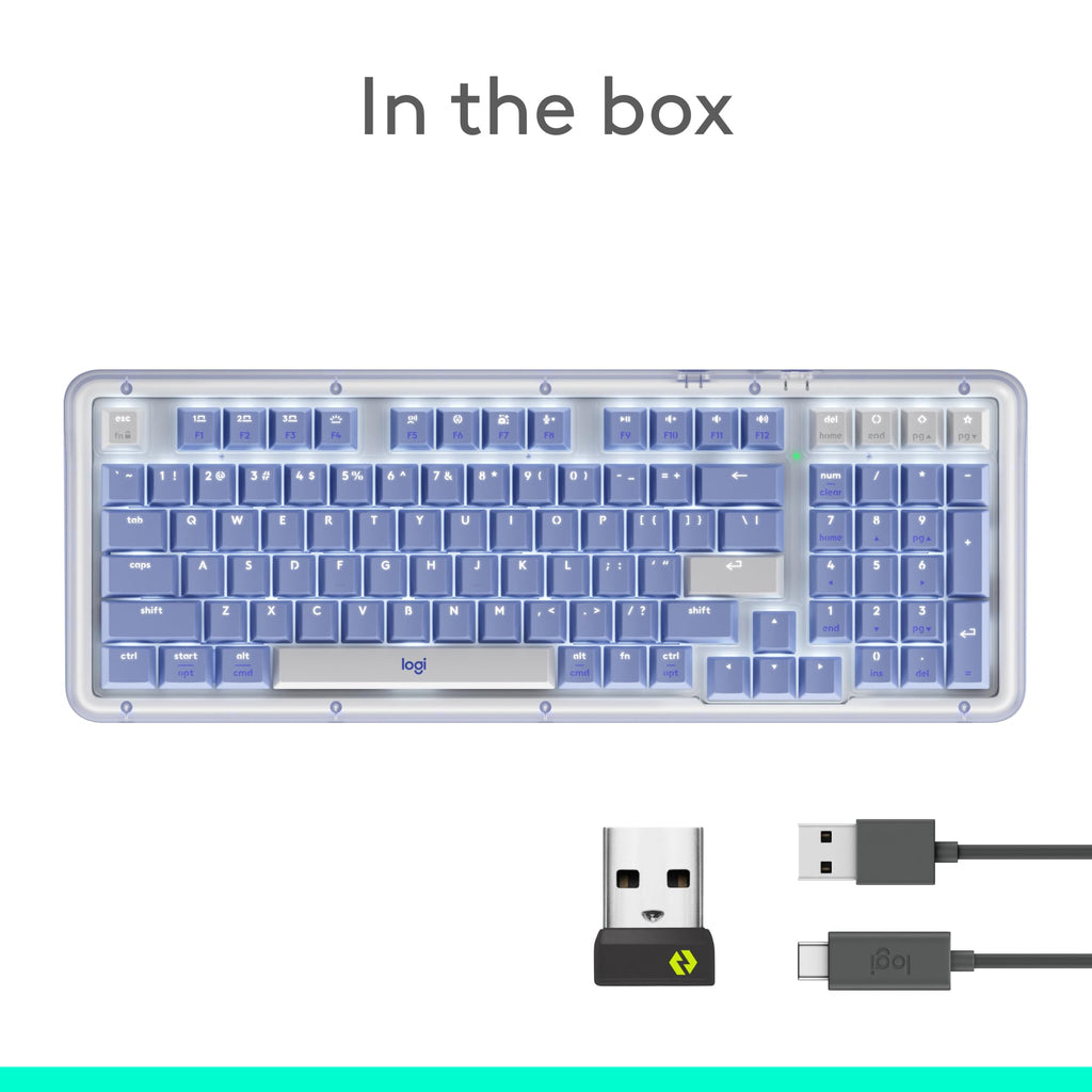 Logitech Alto Keys K98M Wireless Mechanical Gasket Keyboard - Graphite