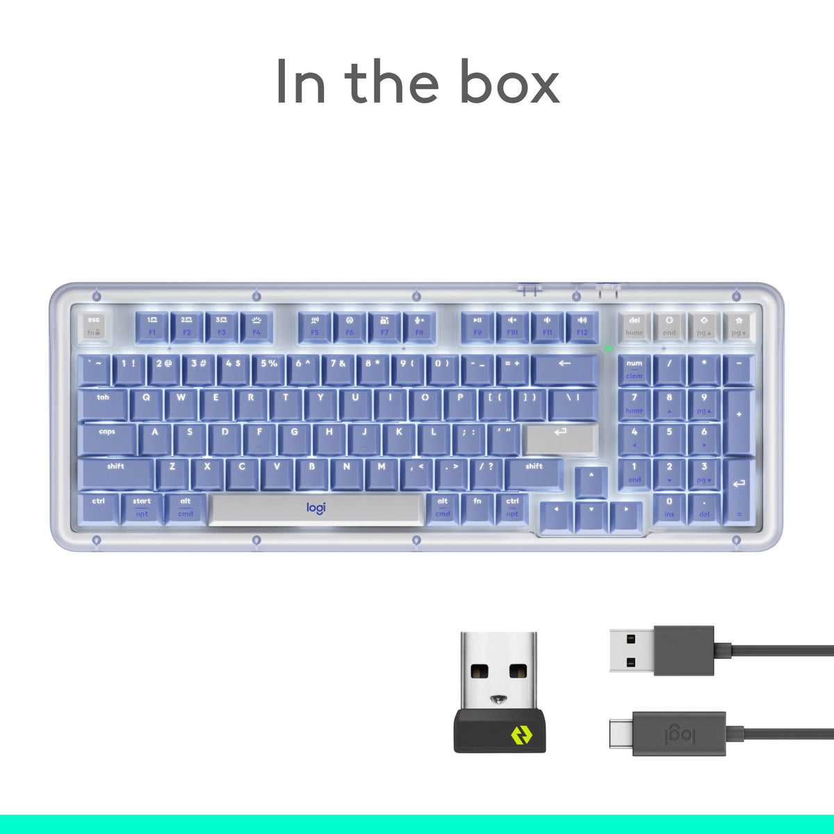 Logitech Alto Keys K98M Wireless Mechanical Gasket Keyboard - Graphite