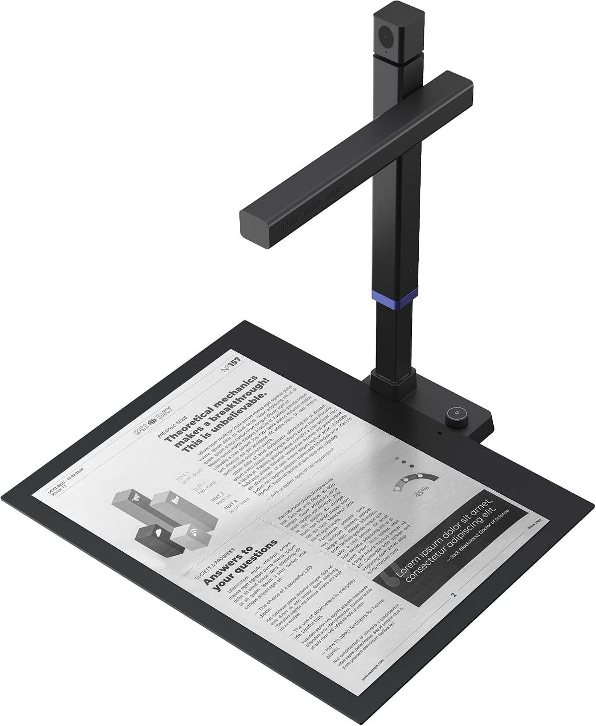 CZUR Shine Surface Pro 16MP Book & Document Scanner