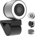 BenQ Camera ideaCam S1 Pro Webcam Document Camera 15x Zoom Built-in Ring Light Handheld 8 Megapixel Live Demonstration Remote Meeting Noise Cancelling Microphone EnSpire Auto Focus