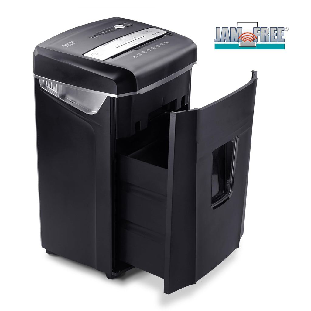 Aurora AU1270XB Professional Grade 12-Sheet Security P-4 Cross-Cut Paper and Credit Card/ 20 Minutes Continuous Run Time Shredder