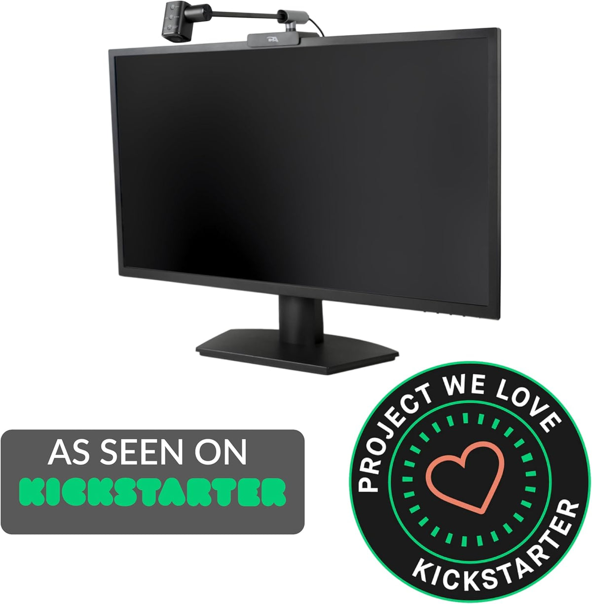 Cyber Acoustics WC-Flex HD Webcam, Center and Table View Mounting Options