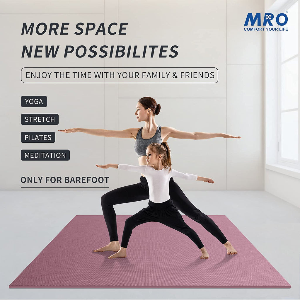 MRO Extra Large Yoga Mat, 12'x6'/9'x6'/7'x5'/6'x4' (9MM)