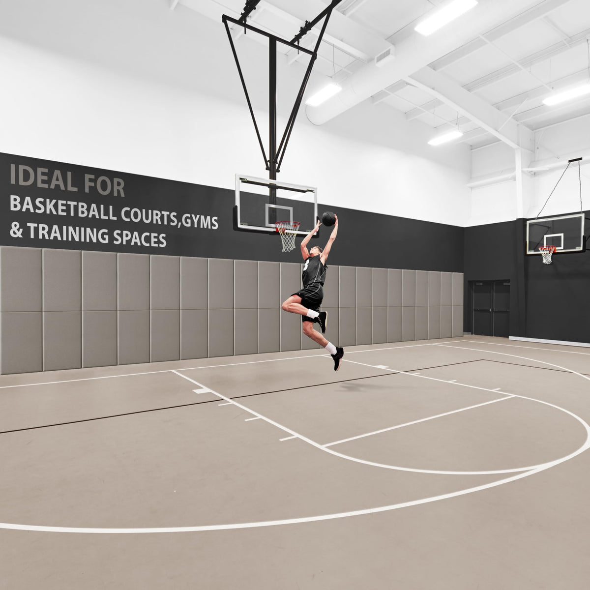 DXM SPORTS Wall Padding for Gym, Basketball Court, Garage and Basement â Durable Waterproof Wall Pad for Safety