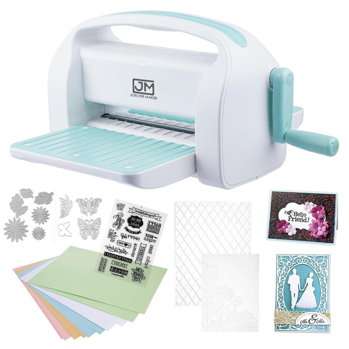 Manual Die Cutting Machine,9" Openning, Scrapbooking Machine Starter kit