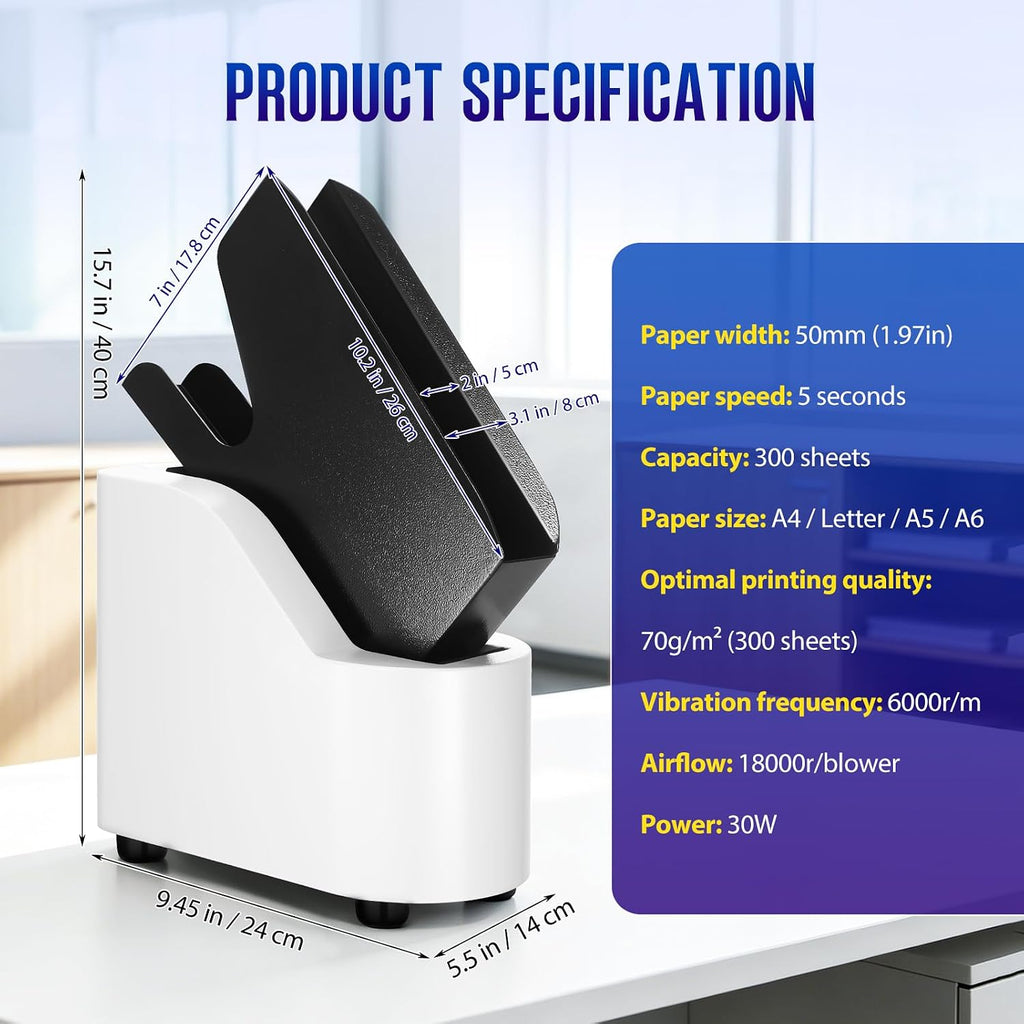 Paper Jogger Machine, Tabletop Automatic Paper Alignment Machine