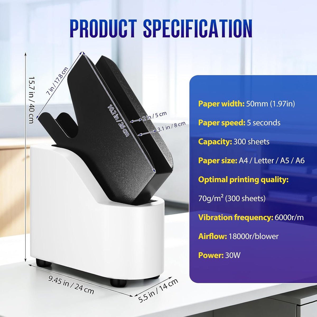 Paper Jogger Machine, Tabletop Automatic Paper Alignment Machine