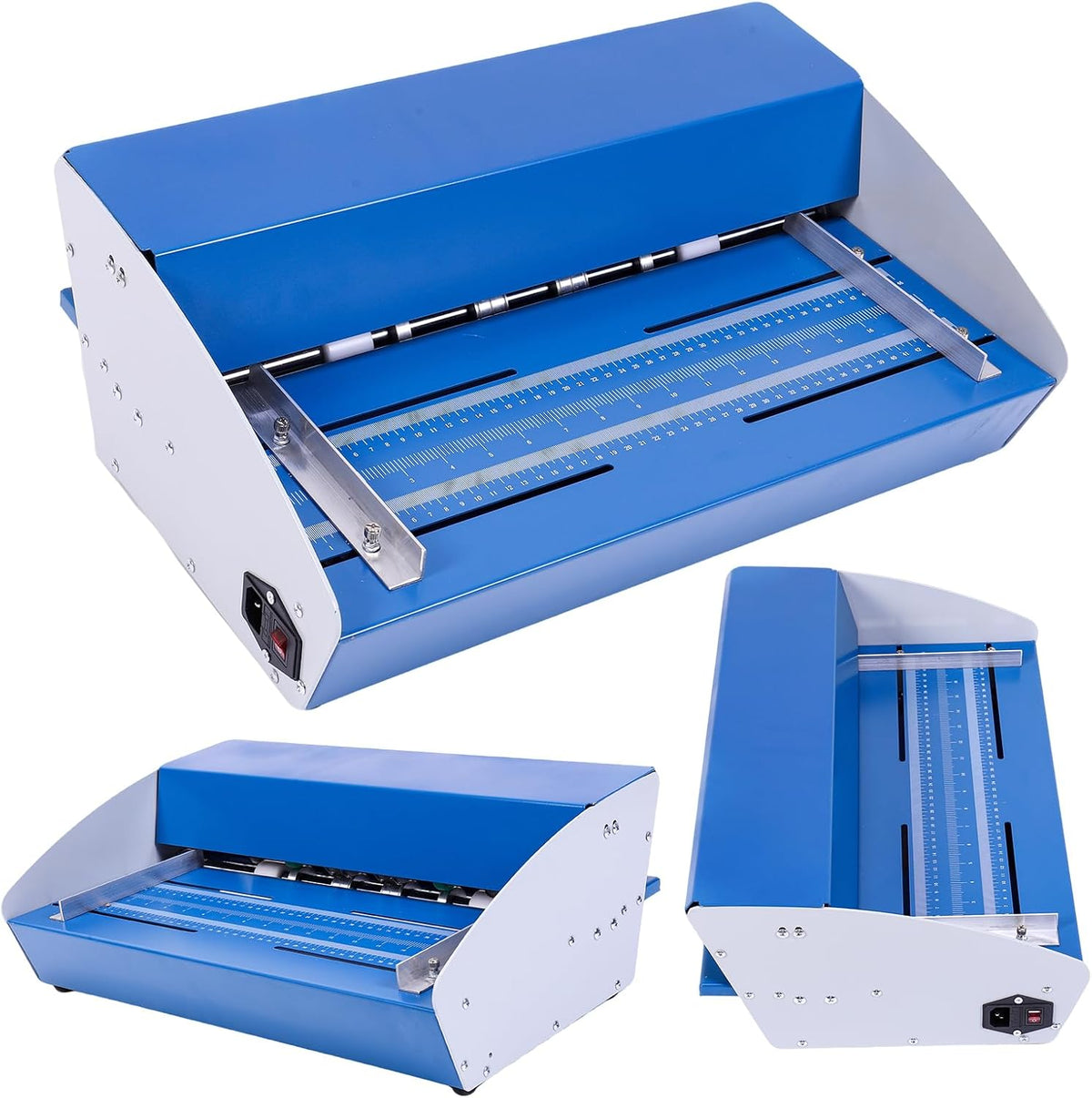 Generic 460mm Metal Electric Creasing Machine w/Scale Ruler for Cards Invitation