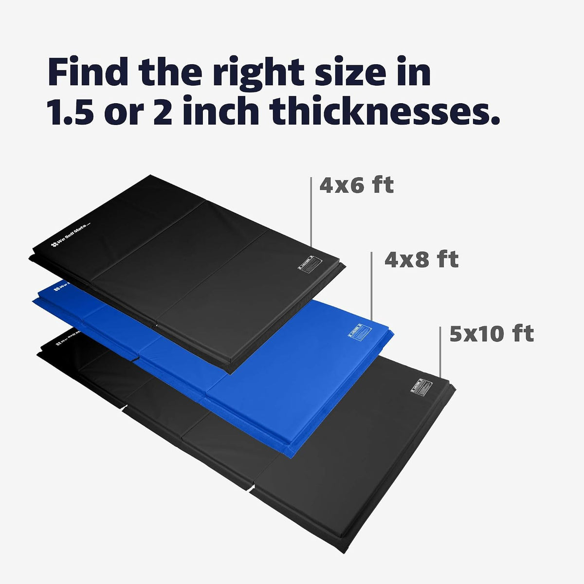We Sell Mats 5 x 10 Foot Gymnastics Tumbling Mat