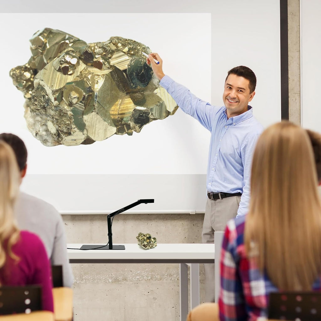 AMBIR Flexicam USB Document Camera-4K Video, FC204-AC, Internal Microphone & Light. Compatible with ChromeBook, MacOS and Windows. in-Classroom and Remote Teaching, Web Meetings and Creator Videos
