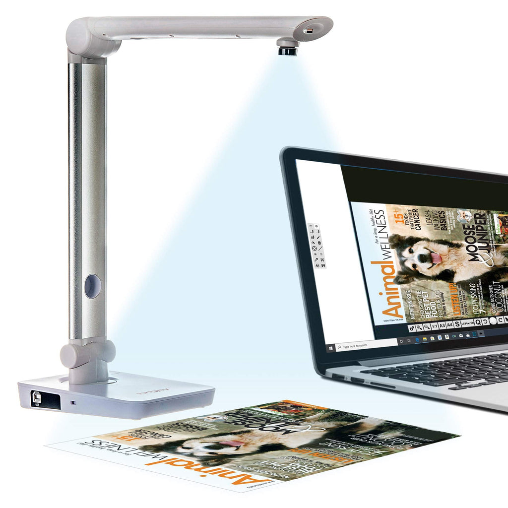 Digital Portable Multi-Angle USB Document Camera LV-1 Series LV-1010 (Black)
