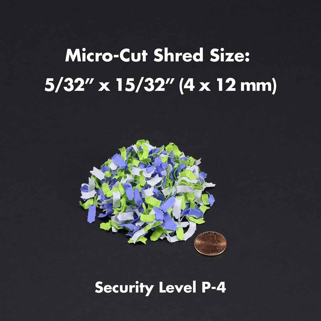 Aurora AU1270XB Professional Grade 12-Sheet Security P-4 Cross-Cut Paper and Credit Card/ 20 Minutes Continuous Run Time Shredder