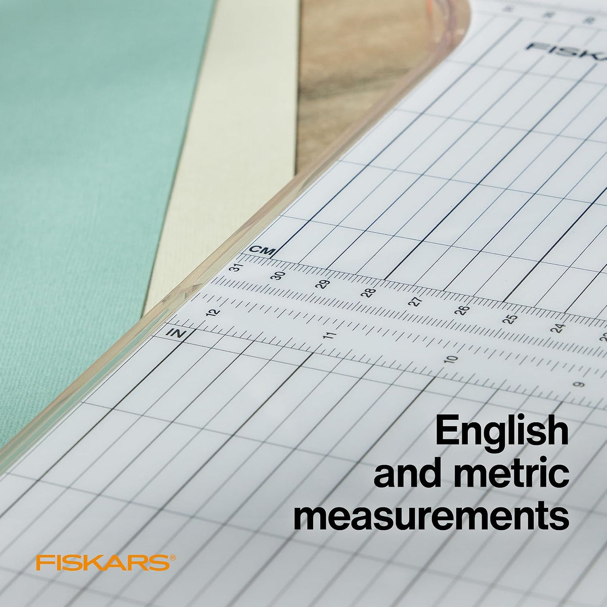 Fiskars ProCision Folding Rotary Bypass Paper Cutter, 12" Cut Length