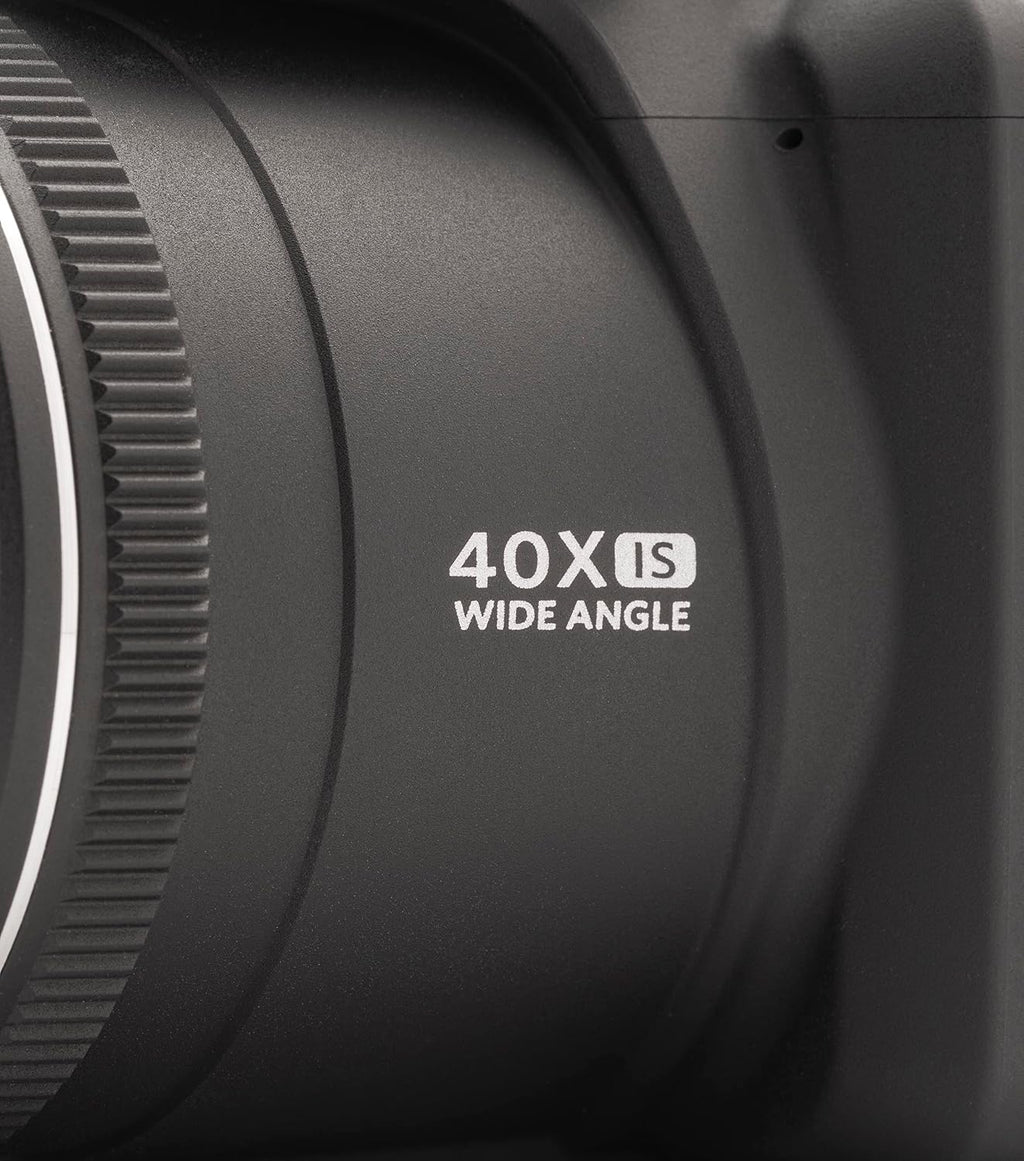 KODAK PIXPRO AZ405 20MP Digital Camera, 40x Optical Zoom, AA, OIS, Black