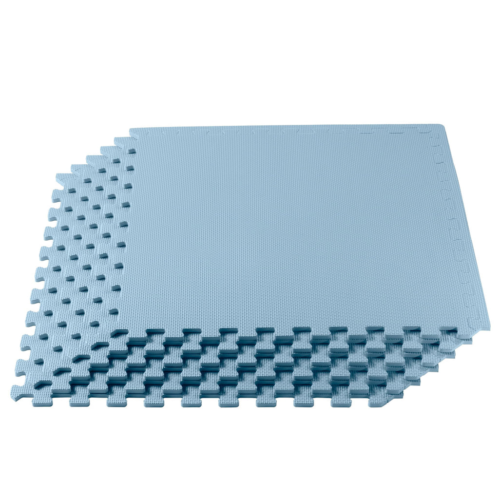 We Sell Mats 3/8" Thick Multipurpose EVA Foam Exercise Floor Mat, Interlocking Tiles, Anti-Fatigue for Home or Gym