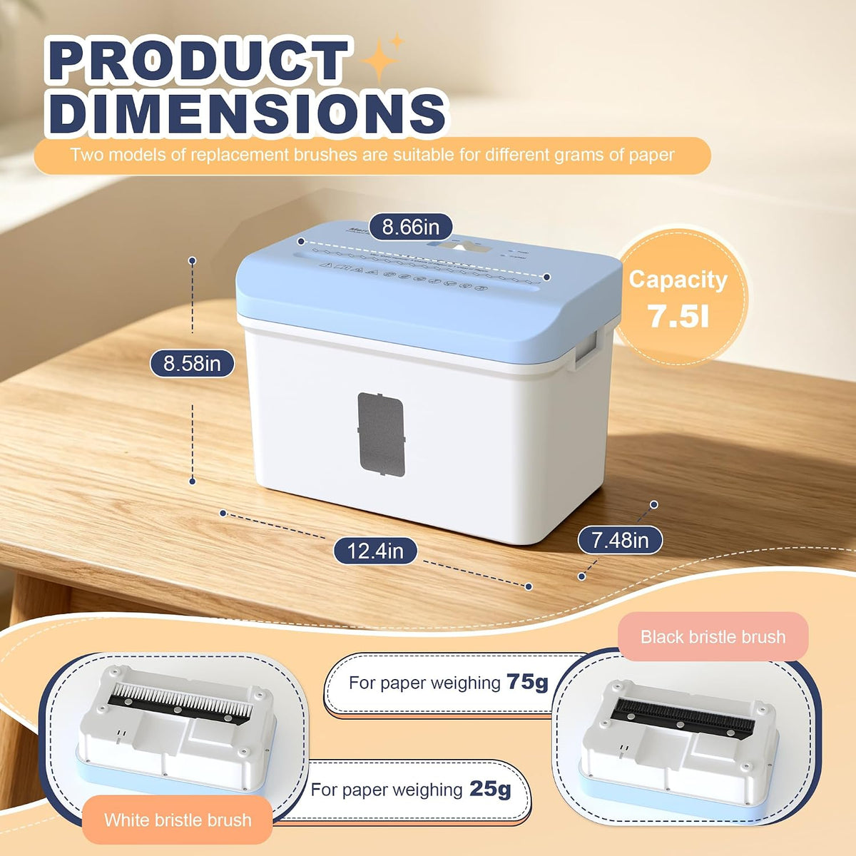 Electric Crinkle Paper Shredder for Gift Box Filler Home Office