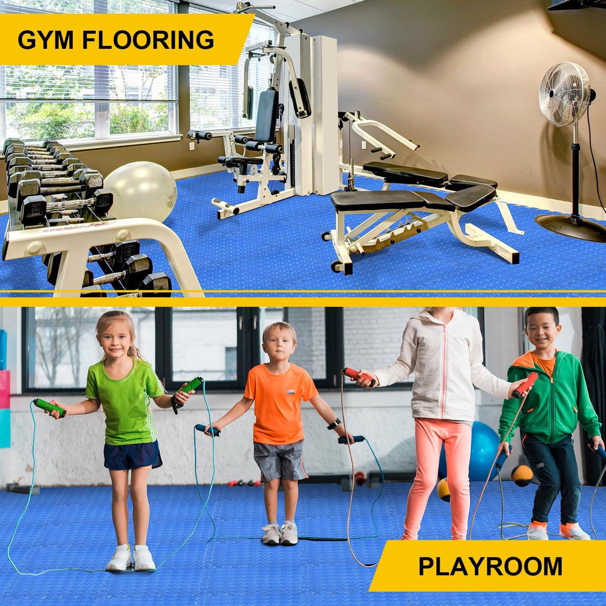 Ecally 100 Pcs 12 x 12 Gym Mat Foam Floor Mats for Home Gym Covers 96 Sq Ft Puzzle Exercise Square Interlocking Carpet Tiles with Border for Workouts Equipment Yoga Pilates (Black,Red)