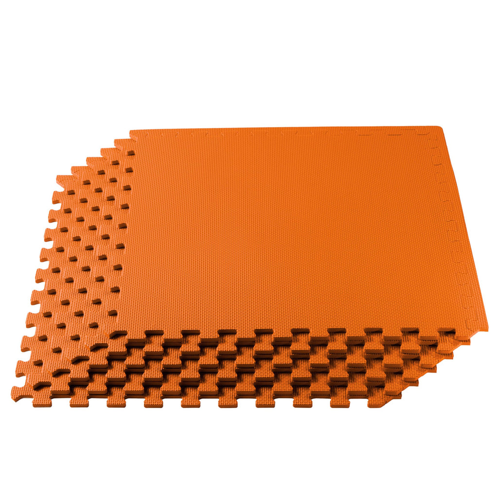 We Sell Mats 3/8" Thick Multipurpose EVA Foam Exercise Floor Mat, Interlocking Tiles, Anti-Fatigue for Home or Gym