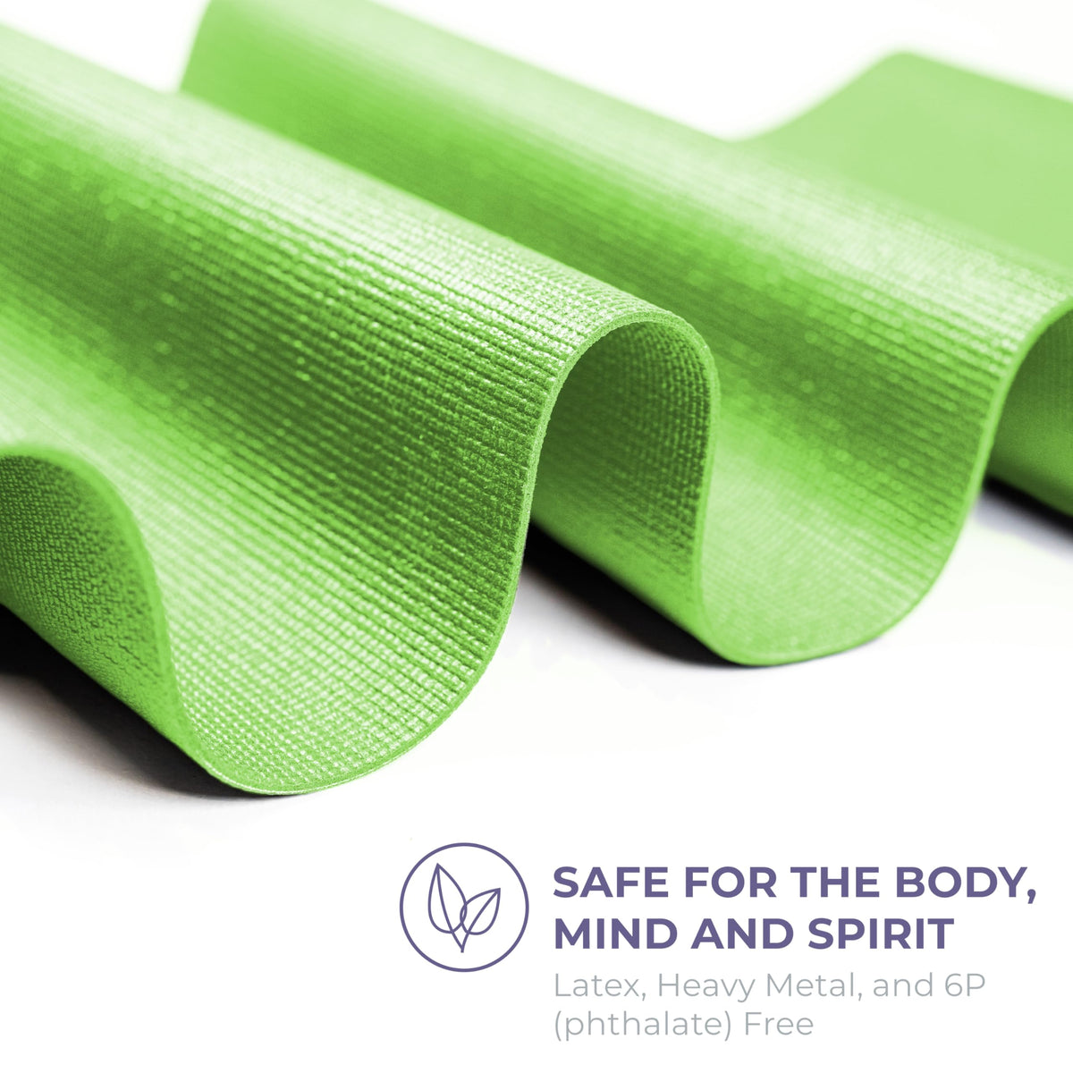 Voyage 5mm Studio Yoga Mats, 6 Pack, 72x24in