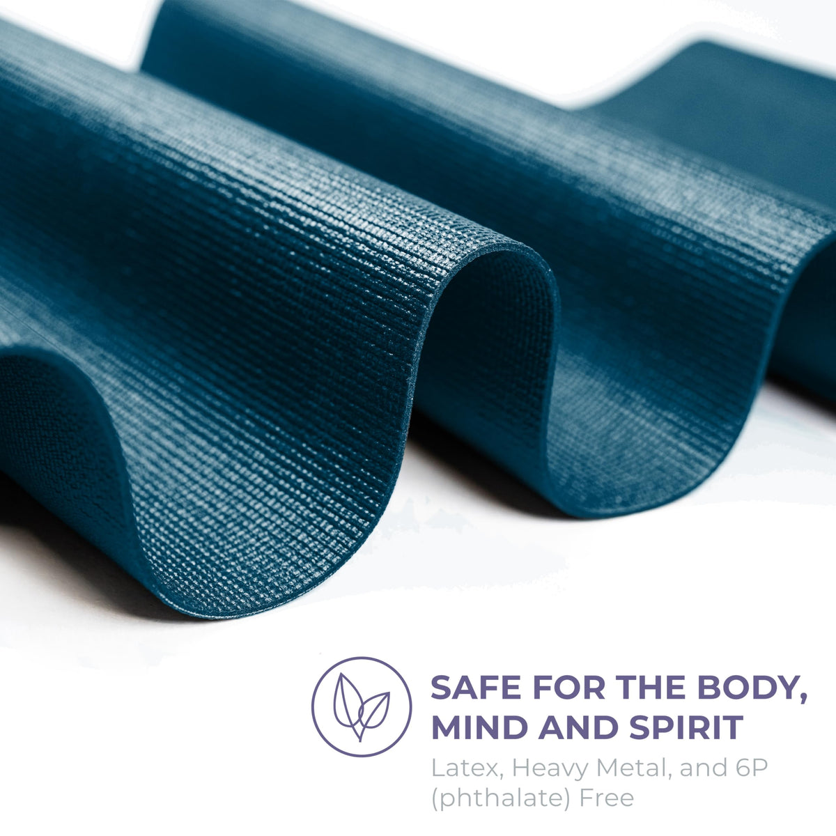 Voyage 5mm Studio Yoga Mats, 6 Pack, 72x24in