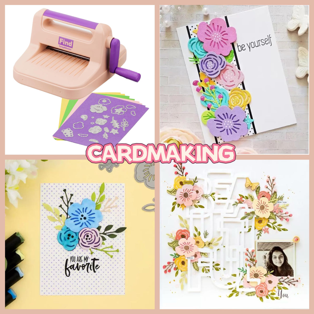 Die Cutting Machine for Card Making, Foldable Embossing Machine for Scrapbookingï¼DIY Paper Craft (Gift Box), 9" Opening