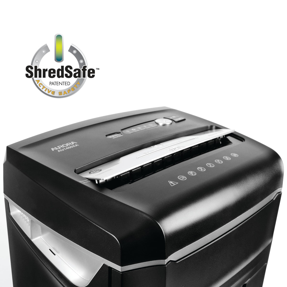 Aurora AU1270XB Professional Grade 12-Sheet Security P-4 Cross-Cut Paper and Credit Card/ 20 Minutes Continuous Run Time Shredder