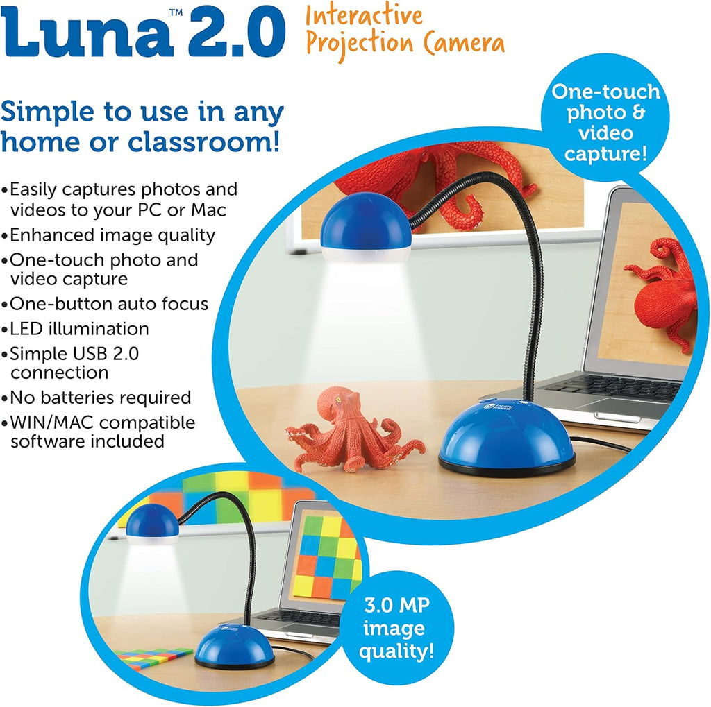 Learning Resources Luna 2.0 Interactive Projection Camera