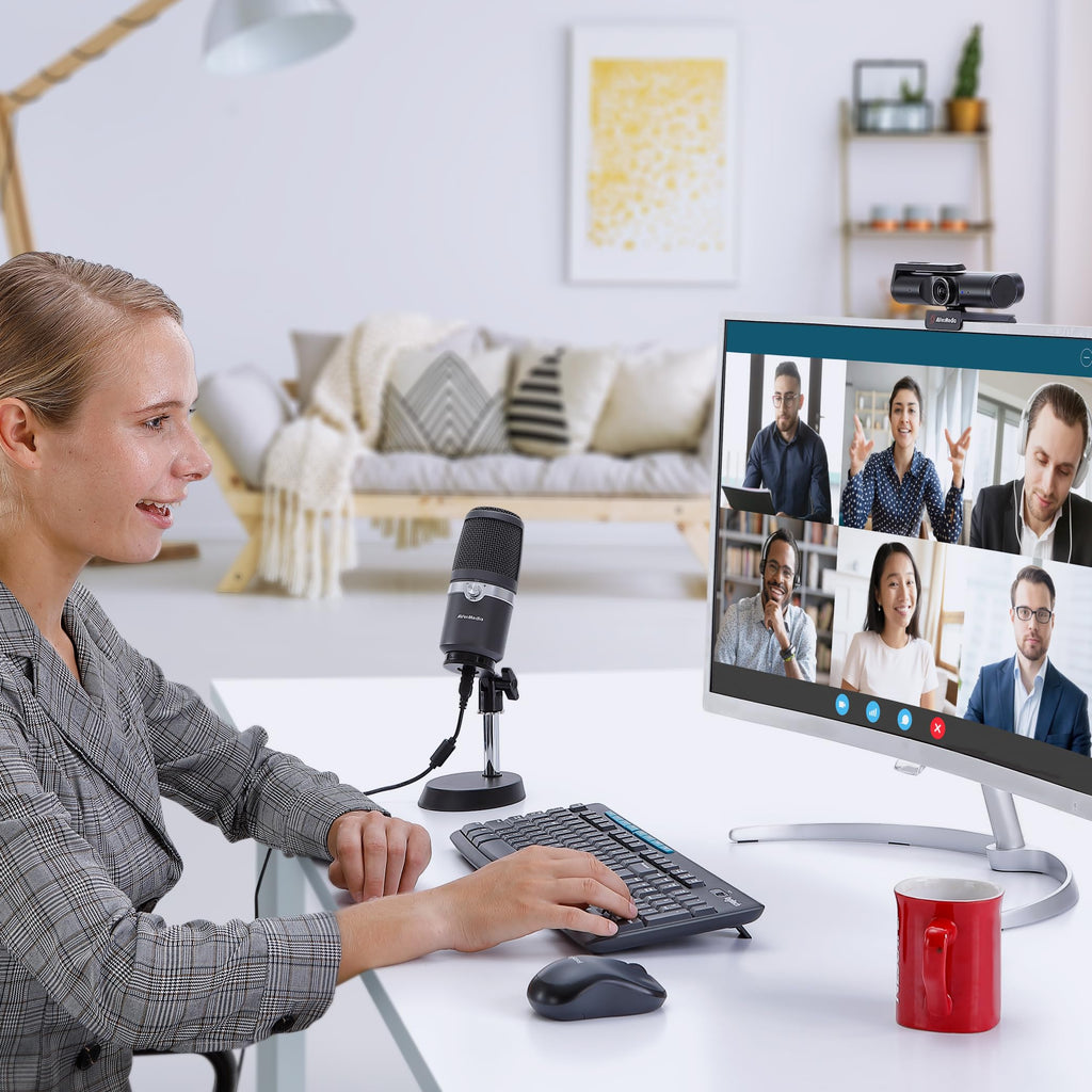 AVerMedia PW313D DualCam 2K Document Camera for Trading Cards, Miniatures