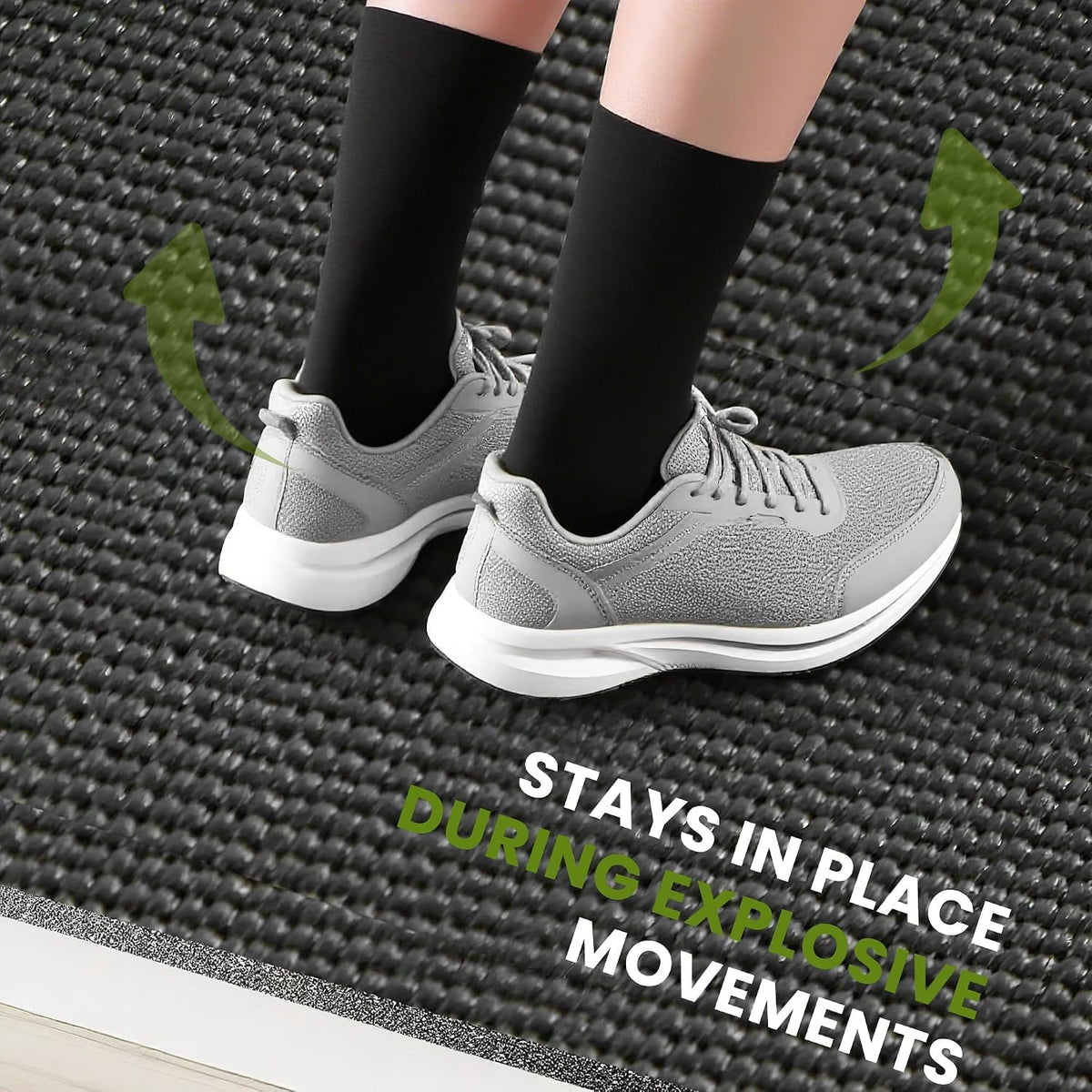 Stepwaver Large Exercise Mat, 6'x4'/7'x5'/8'x5'/9'x5'/10'x5'/12'x5'x8mm