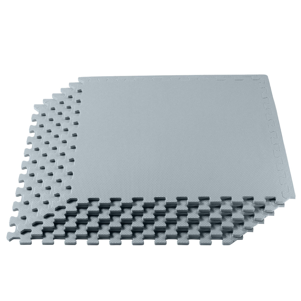 We Sell Mats 3/8" Thick Multipurpose EVA Foam Exercise Floor Mat, Interlocking Tiles, Anti-Fatigue for Home or Gym
