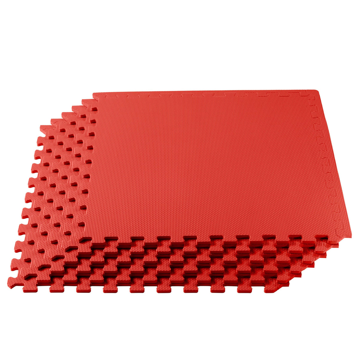 We Sell Mats 3/8" Thick Multipurpose EVA Foam Exercise Floor Mat, Interlocking Tiles, Anti-Fatigue for Home or Gym