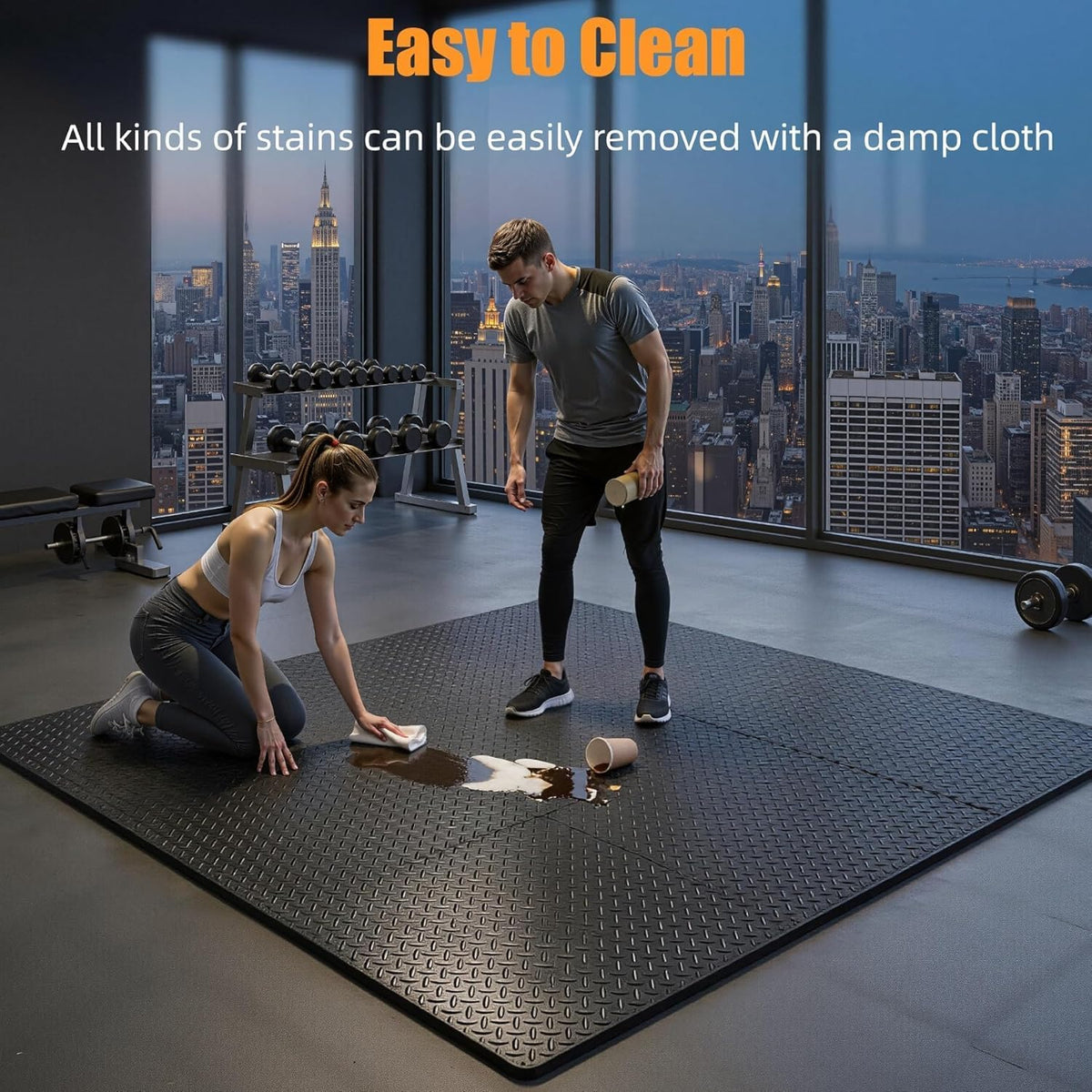 ZENY 24 Pack EVA Foam Puzzle Exercise Mat Tiles, 3/4 Inch Extra Thick