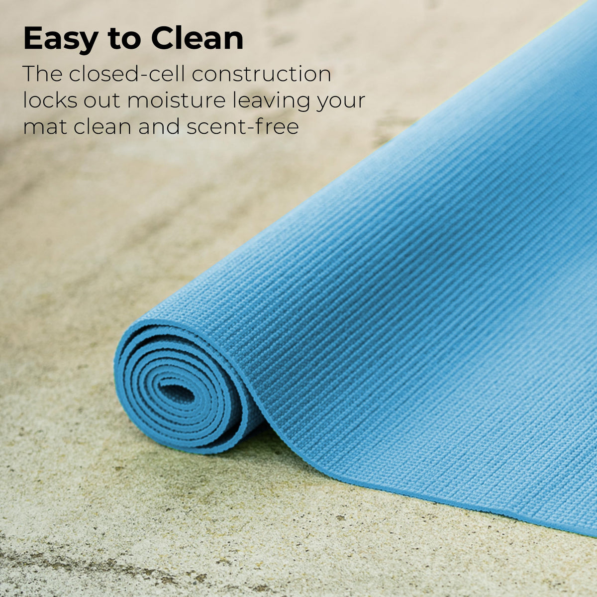 Bulk Yoga Mats, 10 Pack, 4mm Thick, 68x24in
