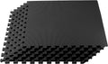 We Sell Mats 3/8" Thick Multipurpose EVA Foam Exercise Floor Mat, Interlocking Tiles, Anti-Fatigue for Home or Gym