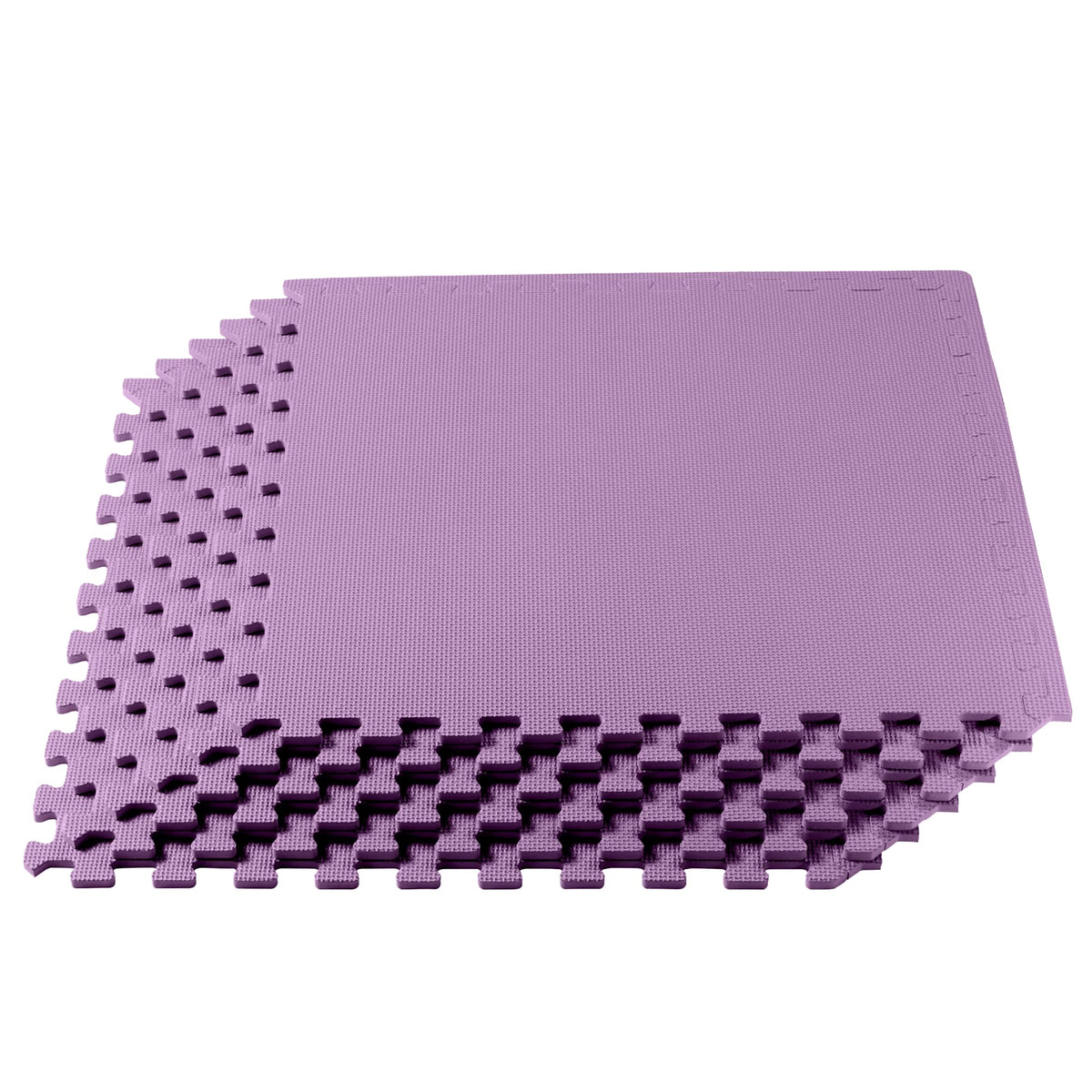 We Sell Mats 3/8" Thick Multipurpose EVA Foam Exercise Floor Mat, Interlocking Tiles, Anti-Fatigue for Home or Gym