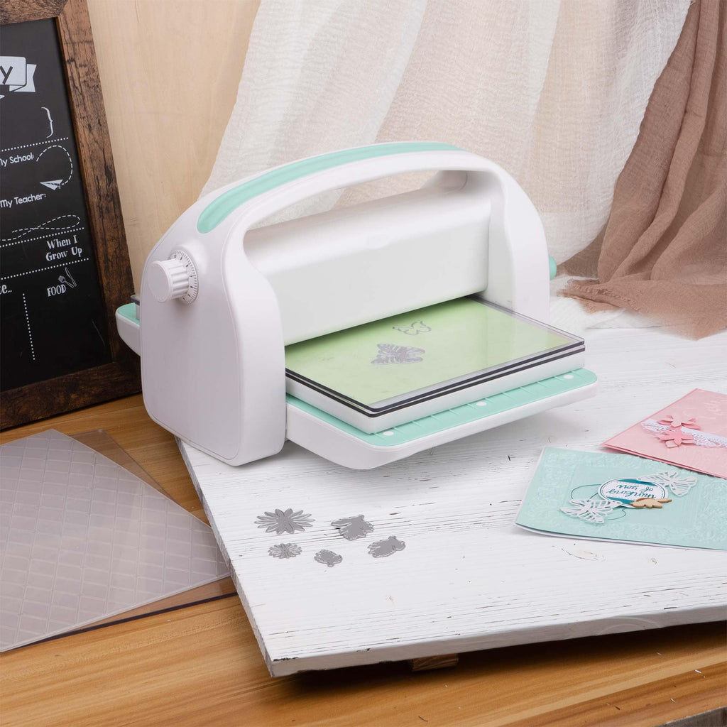 Die Cutting Machine for Card Making, Foldable Embossing Machine for Scrapbookingï¼DIY Paper Craft (Gift Box), 9" Opening