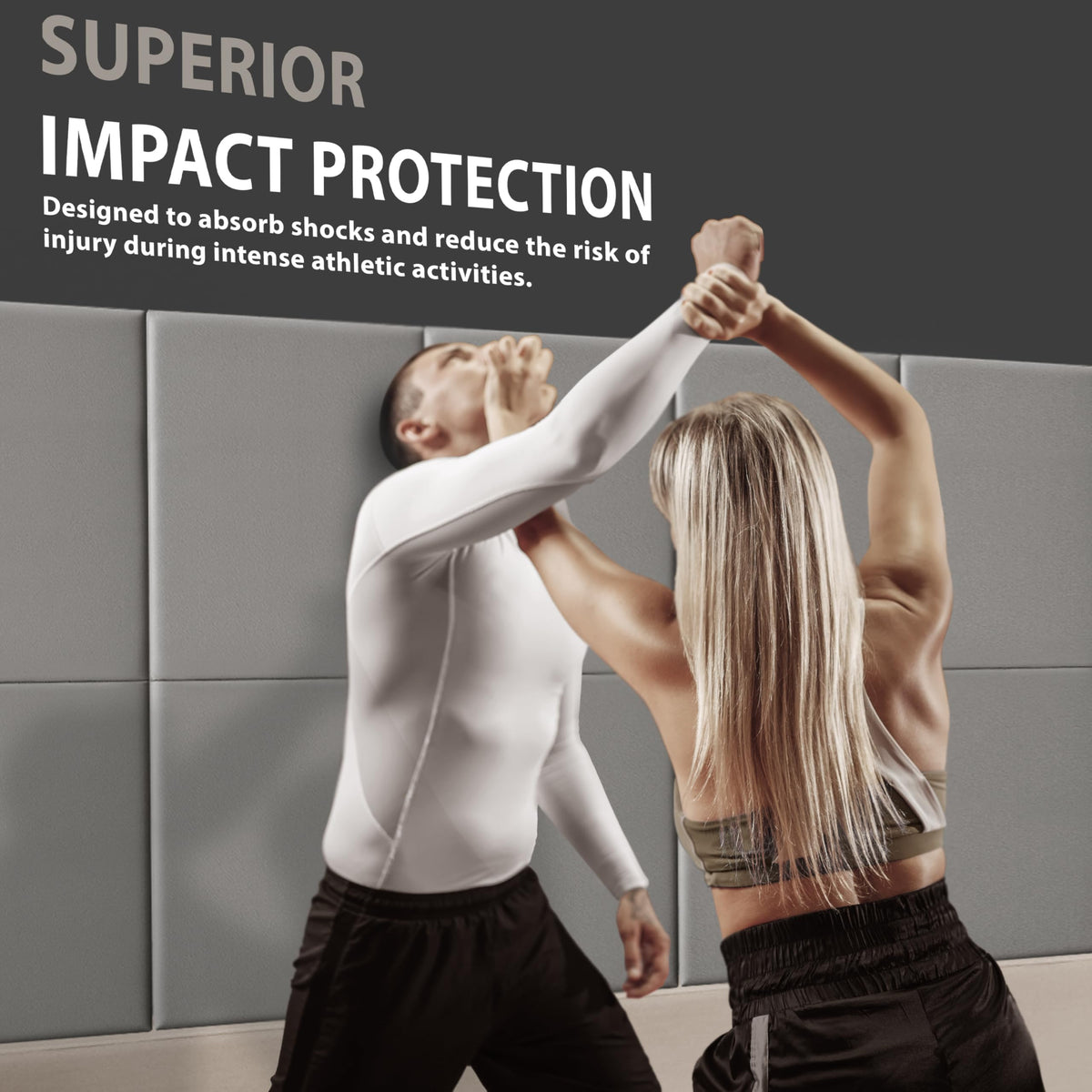 DXM SPORTS Wall Padding for Gym, Basketball Court, Garage and Basement â Durable Waterproof Wall Pad for Safety