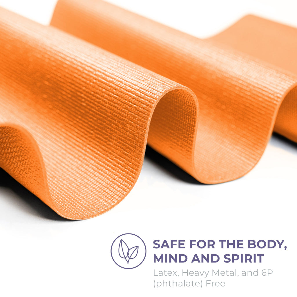 Voyage 5mm Studio Yoga Mats, 6 Pack, 72x24in