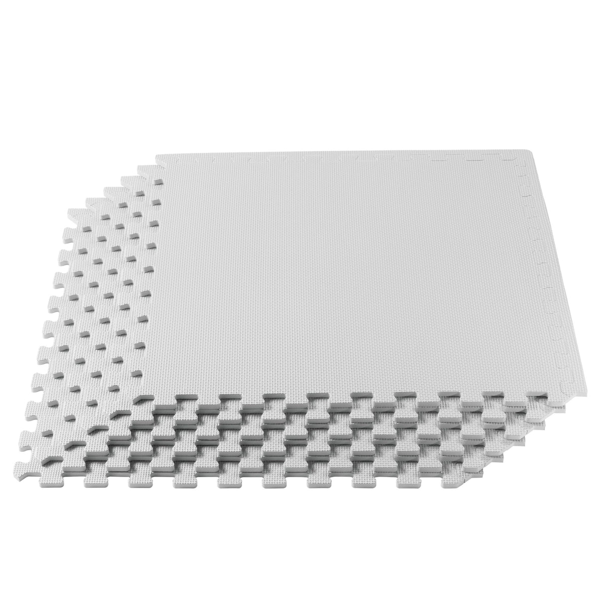 We Sell Mats 3/8" Thick Multipurpose EVA Foam Exercise Floor Mat, Interlocking Tiles, Anti-Fatigue for Home or Gym