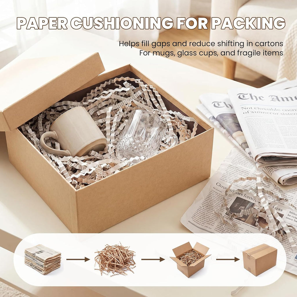 Mxmoonant Electric Crinkle Paper Shredder Machine for Gift Packaging Filler