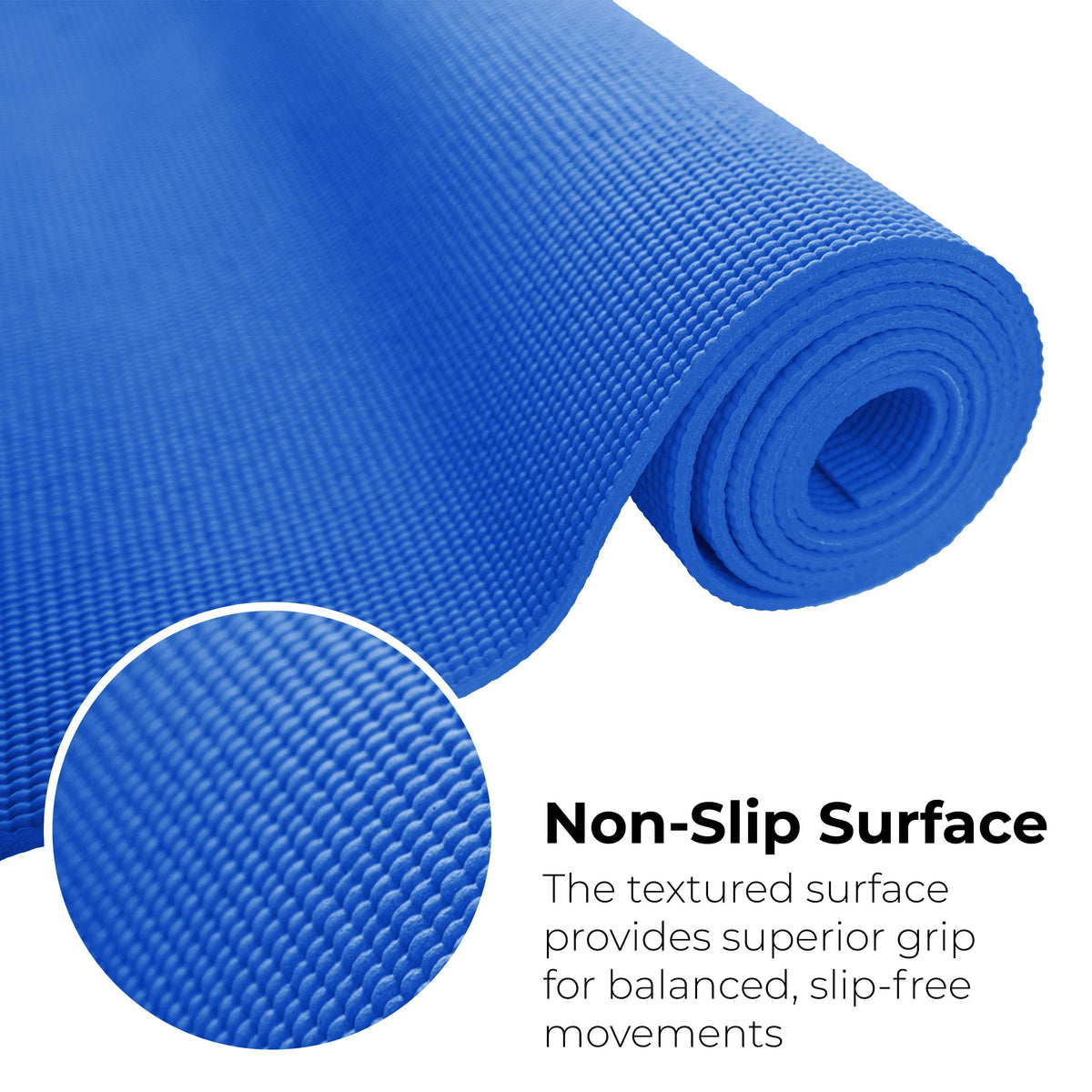 Bulk Yoga Mats, 10 Pack, 4mm Thick, 68x24in