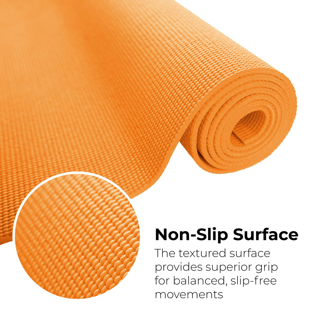 Bulk Yoga Mats, 10 Pack, 4mm Thick, 68x24in