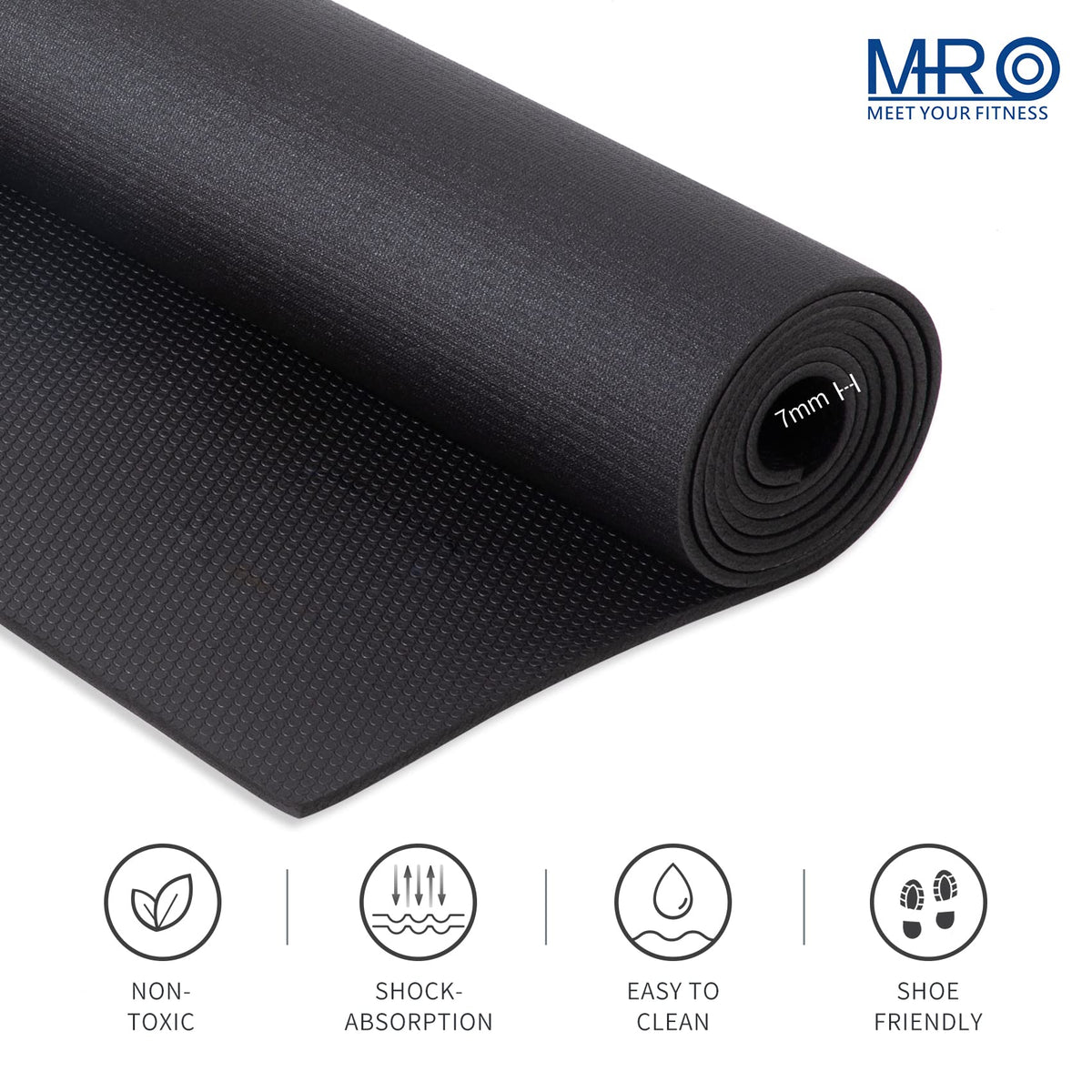 MRO Extra Large Exercise Mat 15'x6'/12'x6'/9'x6'(7mm)