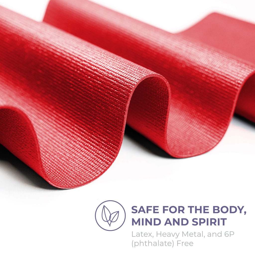 Voyage 5mm Studio Yoga Mats, 6 Pack, 72x24in