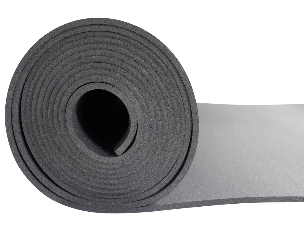 Genaflex Rubber Gym Floor Mat - 8mm Thick - Heavy Duty Commercial Protective Gym Flooring Roll (10% Blue, 4' X 6')