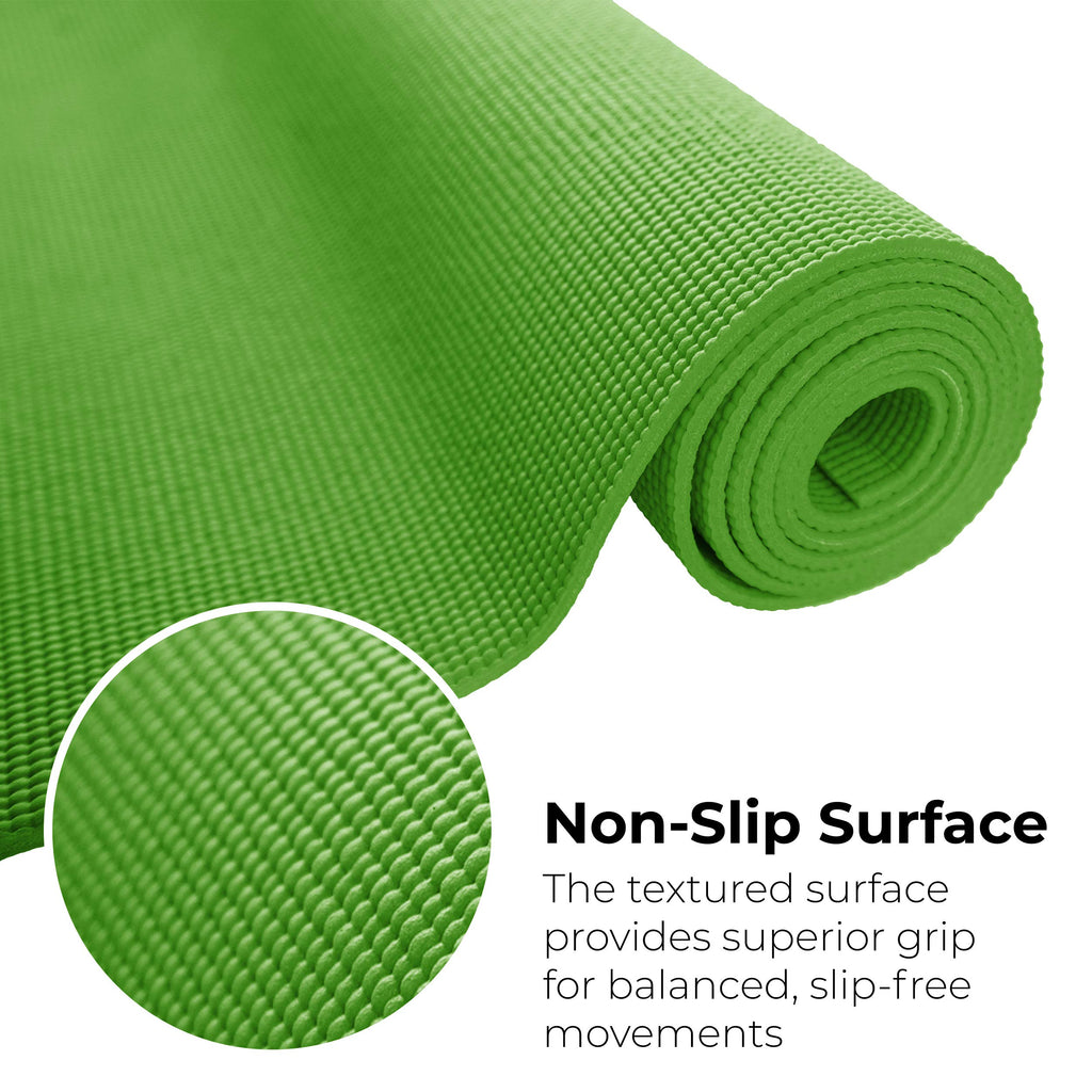 Bulk Yoga Mats, 10 Pack, 4mm Thick, 68x24in