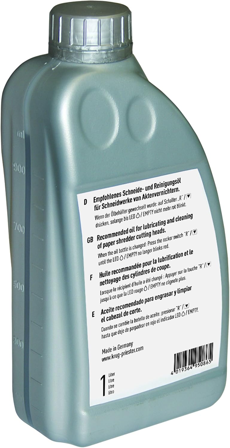 IDEAL 9000621 Special Oil for Paper shredders 1 L