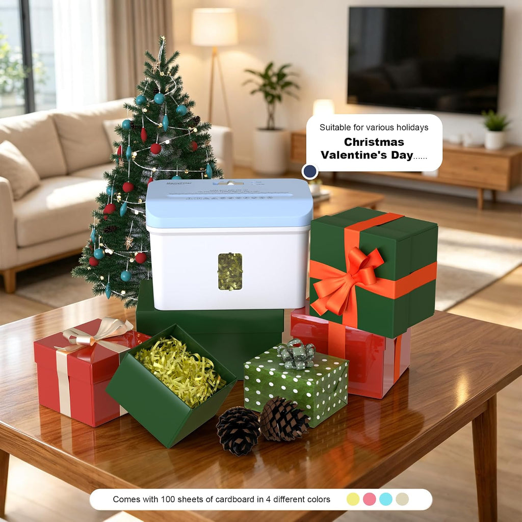 Electric Crinkle Paper Shredder for Gift Box Filler Home Office