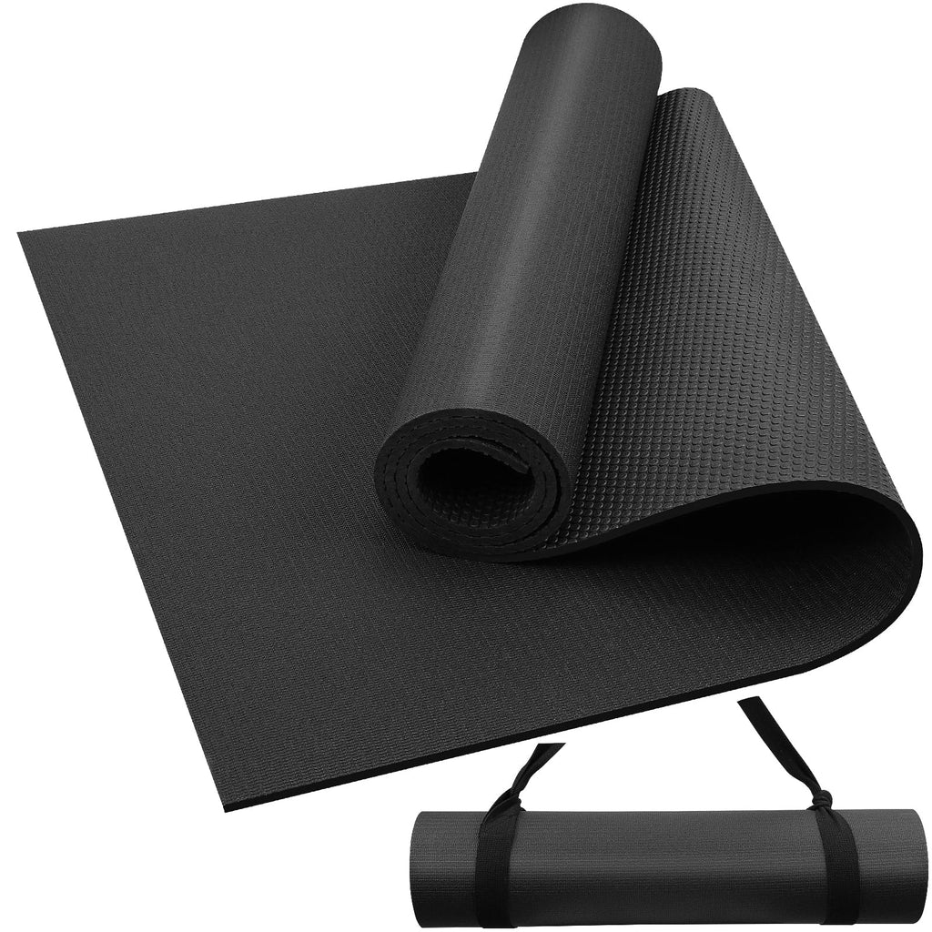 Large Exercise Mat 8'x5'|12'x6'|10'x6'|6'x4'|6'x2' Workout Mat for Home Gym Mats Exercise Heavy Duty Gym Flooring Fitness Mat Large Yoga Mat Cardio Mat for Weightlifting, Jump Rope, MMA, Shoe-Friendly